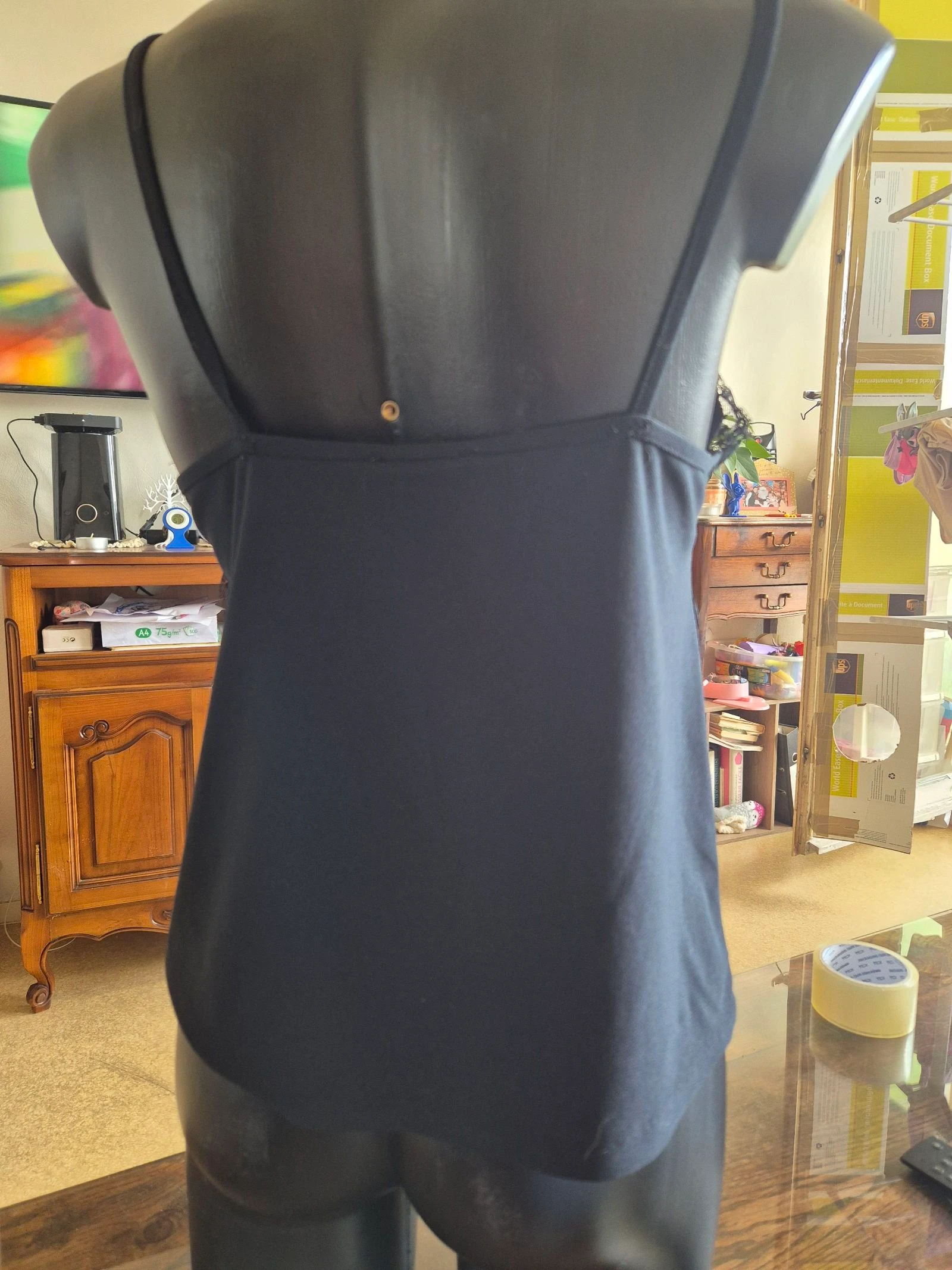 Black strappy top size S - Jennyfer – photo 2